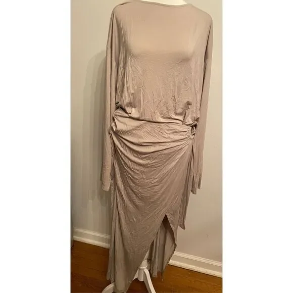 Free People Alyssa Long Sleeve Wrap Dress size L - Picture 4 of 8